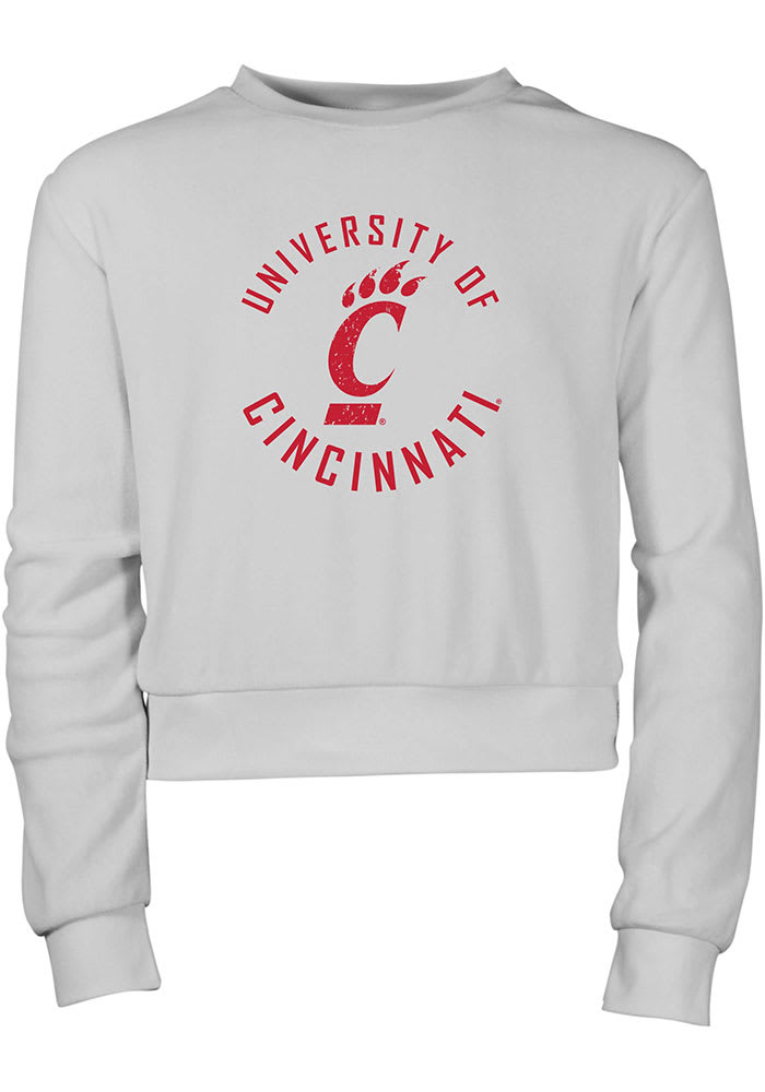 Cincinnati Bearcats Girls Grey Sloan Long Sleeve Sweatshirt