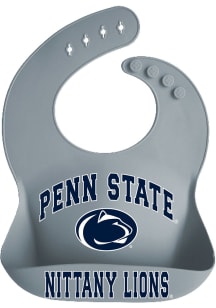 Crumb Catcher Penn State Nittany Lions Baby Bib - Grey