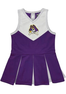 East Carolina Pirates Toddler Girls Purple 1 Piece Sets Cheer