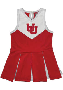 Utah Utes Toddler Girls Red 1 Piece Sets Cheer