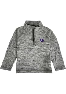 Toddler Grey Washington Huskies Matthew Long Sleeve Qtr Zip