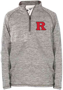 Youth Grey Rutgers Scarlet Knights Matthew Long Sleeve Quarter Zip