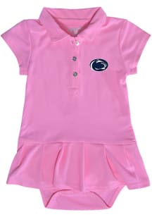 Baby Girls Pink Penn State Nittany Lions Caroline Onesie Short Sleeve Dress