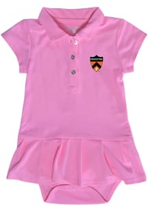 Princeton Tigers Baby Girls Pink Caroline Onesie Short Sleeve Dress