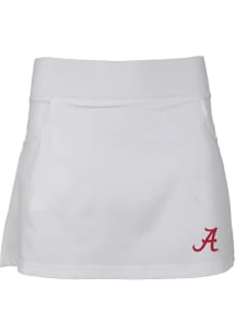 Alabama Crimson Tide Toddler White Sara Skort Bottoms Shorts