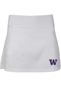 Toddler White Washington Huskies Sara Skort Shorts