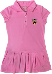 Princeton Tigers Toddler Girls Pink Caroline Short Sleeve Dresses