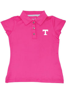 Tennessee Volunteers Toddler Girls Pink Brighton Polo Short Sleeve T-Shirt