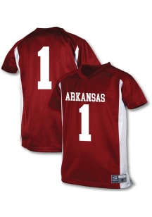 Arkansas Razorbacks Youth Cardinal Team Football Jersey