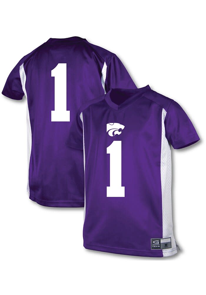 Youth PURPLE Wildcats K-State Wildcats Team Football Jersey - 91971880