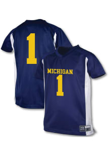 Michigan Wolverines Youth Navy Blue Team Football Jersey