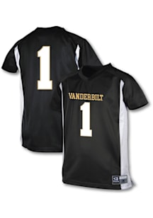 Vanderbilt Commodores Youth Black Team Football Jersey