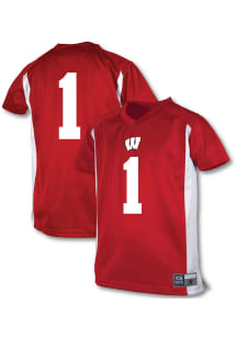 Youth Red Wisconsin Badgers Team Football Jersey Jersey