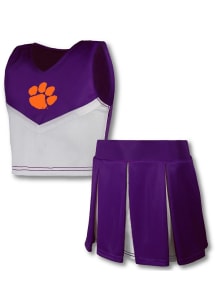 Clemson Tigers Girls Purple 2 Piece Set Cheer