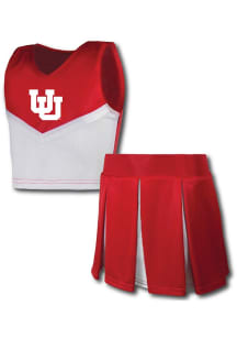 Utah Utes Girls Red 2 Piece Set Cheer