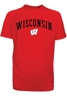 Youth Red Wisconsin Badgers Kevin Short Sleeve T-Shirt