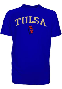 Youth Blue Tulsa Golden Hurricane Kevin Short Sleeve T-Shirt