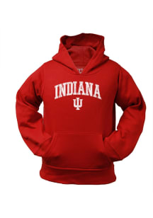 Youth Cardinal Indiana Hoosiers Parker Long Sleeve Hooded Sweatshirt