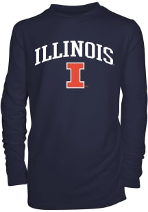 Youth Navy Blue Illinois Fighting Illini Jessie Long Sleeve T-Shirt