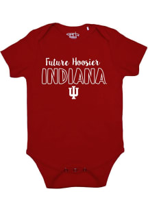 Baby Cardinal Indiana Hoosiers Otis Short Sleeve One Piece