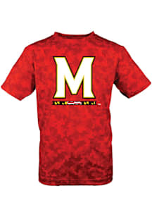 Maryland Terrapins Youth Red Colin Short Sleeve T-Shirt