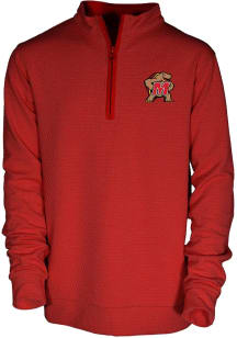 Toddler Red Maryland Terrapins Sterling Long Sleeve Qtr Zip