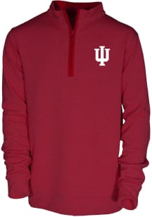 Youth Cardinal Indiana Hoosiers Sterling Long Sleeve Quarter Zip