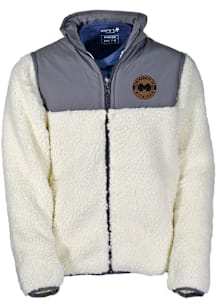 Toddler White Michigan Wolverines Teddy Light Weight Jacket