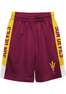 Vive La Fete Arizona State Sun Devils Youth Maroon Team Logo Shorts