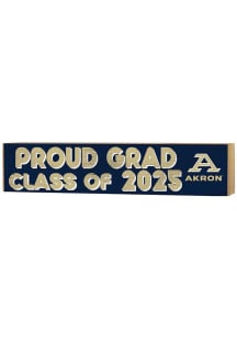 KH Sports Fan Akron Zips Class of 2025 graduation graphic Sign - Navy Blue
