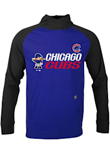 Levelwear Chicago Cubs Mens Blue Uproar 8-Bit Baseball Long Sleeve Hoodie