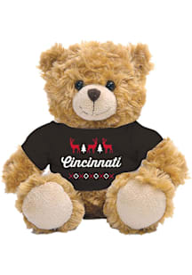 Cincinnati Bearcats Jardine  Holiday 10" Holiday Plush - White