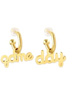 Kansas City EB &amp; Co Game Day Huggie Hoop Womens Earrings