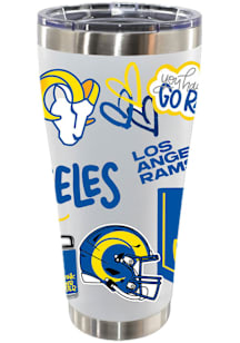 Los Angeles Rams Cheer 30oz Stainless Steel Tumbler - White