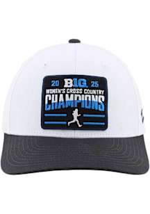 Oregon Ducks 2025 Big Ten Womens Cross Country Champs Locker Room Cap Adjustable Hat - White