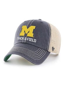 47 Michigan Wolverines Track & Field Trawler Adjustable Hat - Navy Blue