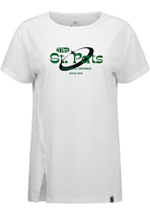 Levelwear Toronto St. Pats Womens White Influx Orbital Short Sleeve T-Shirt