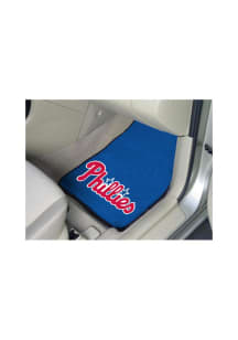 Sports Licensing Solutions Philadelphia Phillies 2-Piece Carpet Car Mat - Blue