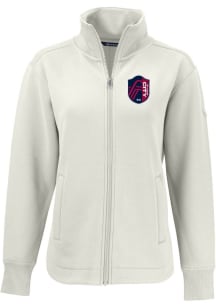 Cutter and Buck St Louis City SC Womens White Roam Light Weight Jacket
