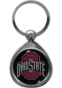 Silver Ohio State Buckeyes Chrome Keychain