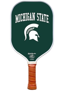 Green Michigan State Spartans Spartan Helmet Pickleball Paddles