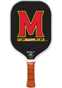 Black Maryland Terrapins Primary Athletic Mark Pickleball Paddles