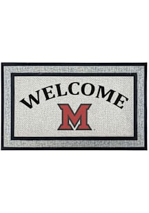 Miami RedHawks Welcome 18x30 Door Mat