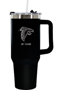 Atlanta Falcons Dad 40oz Stainless Steel Tumbler - Black