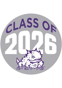 TCU Horned Frogs 3" Class of 2026 Button - Purple