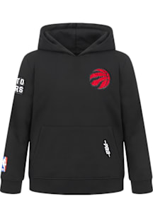 Pro Standard Toronto Raptors Toddler Black Classic Chenille Long Sleeve Hooded Sweatshirt