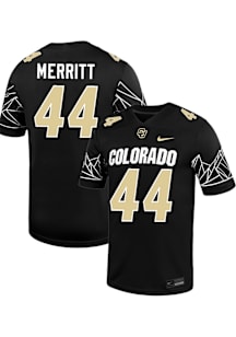 London Merritt  Nike Colorado Buffaloes Black Football NIL Game Football Jersey