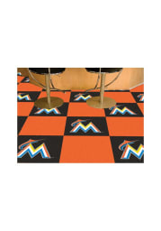 Miami Marlins 18x18 Team Tiles Interior Rug