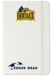 Drexel Dragons Proud Grad team logo Notebook and Folder - White