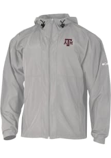 Columbia Texas A&amp;M Aggies Mens Grey Prodigy Light Weight Jacket